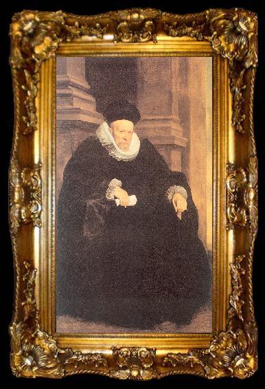 framed  Dyck, Anthony van The Genoese Senator, ta009-2
